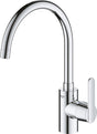 Grohe bekommt Küchenarmatur – schwenkbarer Auslauf – Chrom