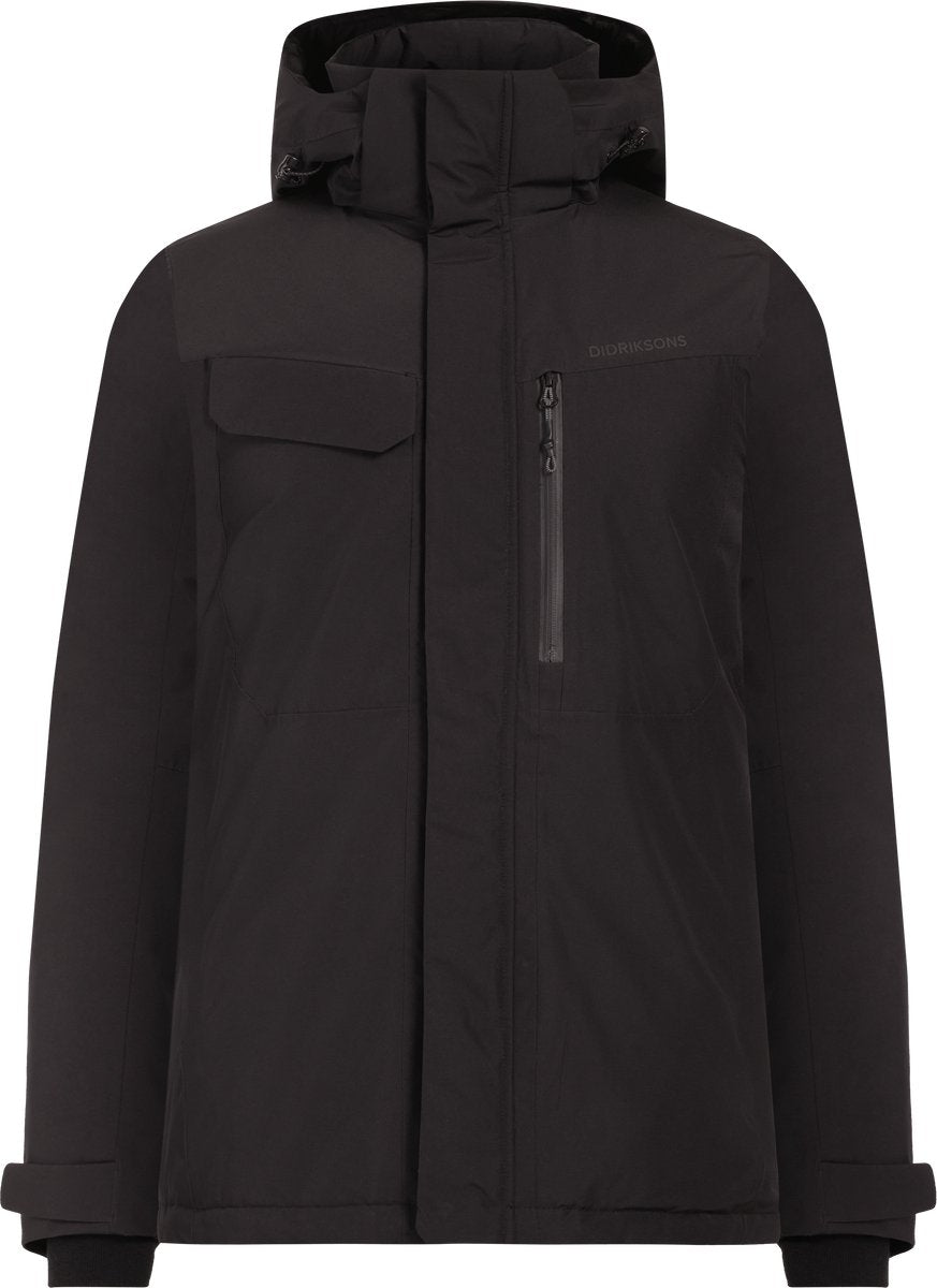 Didriksons stefan usx jkt heren outdoorjas - black m