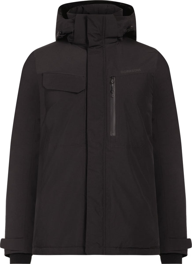 Didriksons stefan usx jkt heren outdoorjas - black m