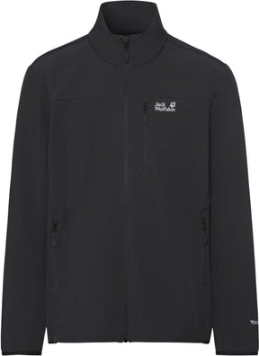 Jack wolfskin wild winds jkt m heren outdoorjas - black l