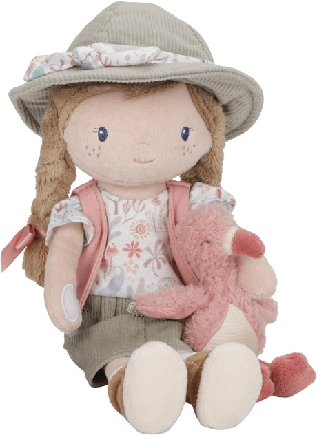 Little dutch safari friends knuffelpop rosa