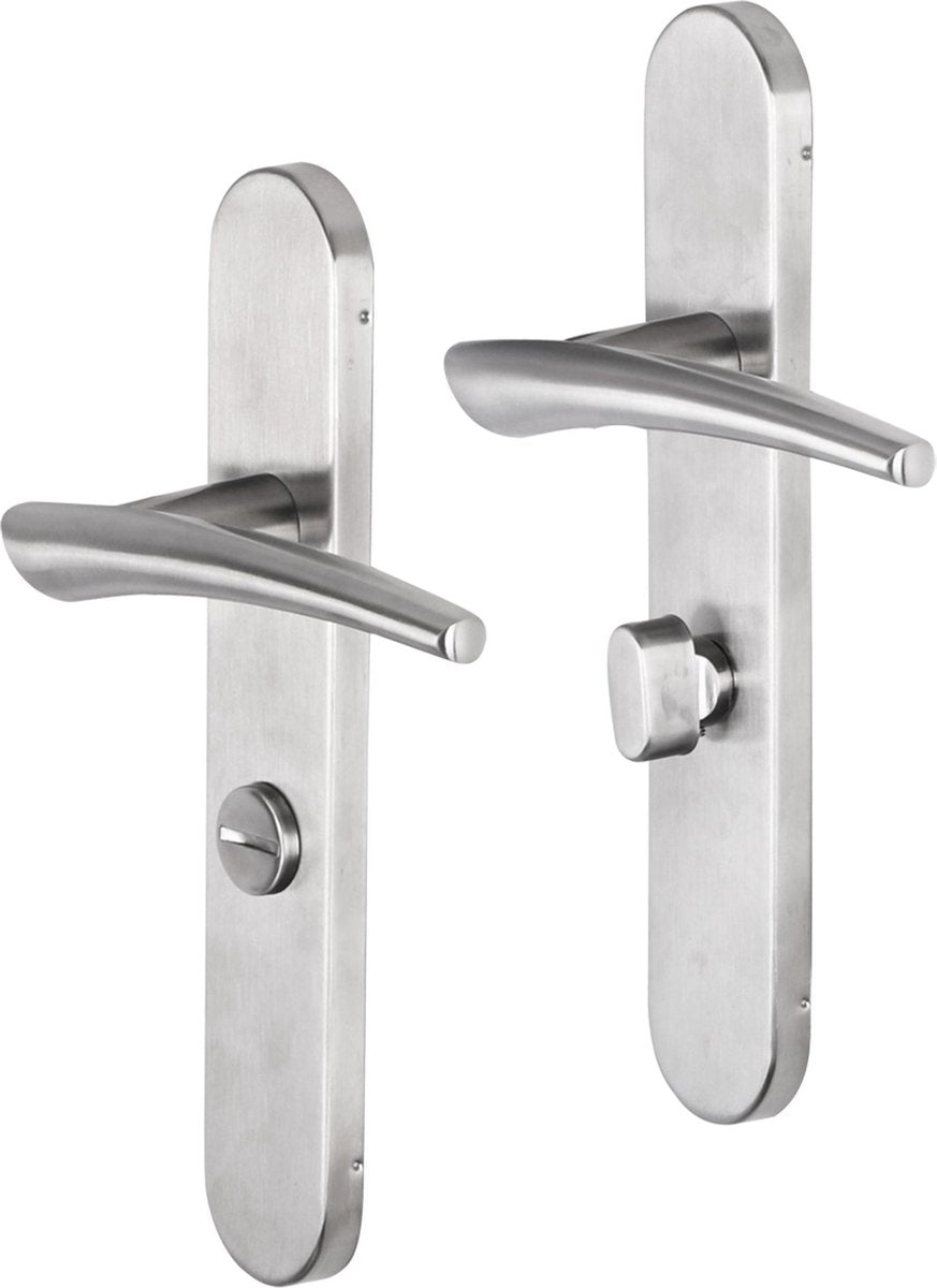 Impresso sheffield kruk met schild ovaal wc63 verdekt rvs