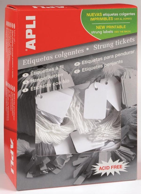 Apli Etikettenkarton Nr. 392 36x53mm weiß 500 Stk