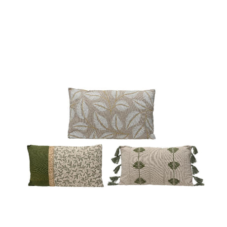 Decoris-Kissen mit Aufdruck, beige Baumwolle, 30 x 50 cm