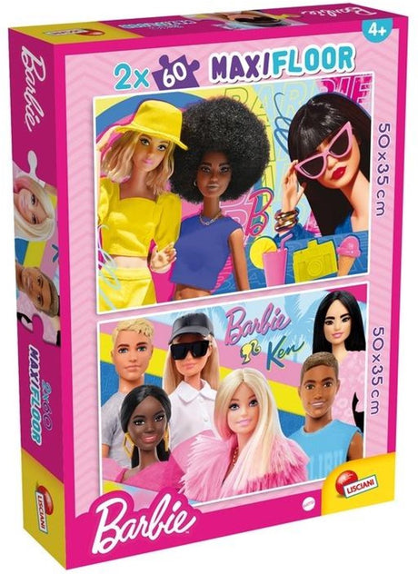 Lisciani Barbie-Puzzle Maxifloor 2 x 60