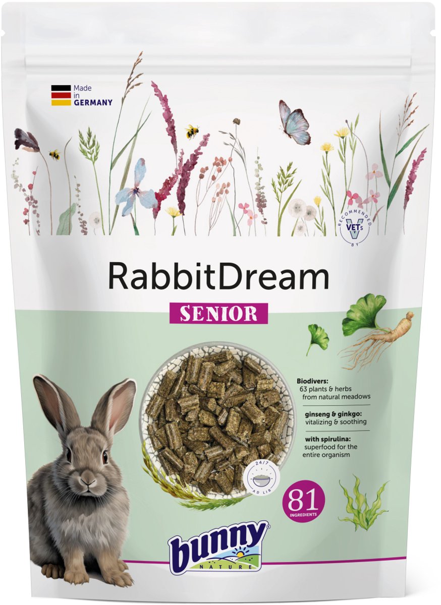 Bunny Nature - Hasentraum Senior - 1,5 kg
