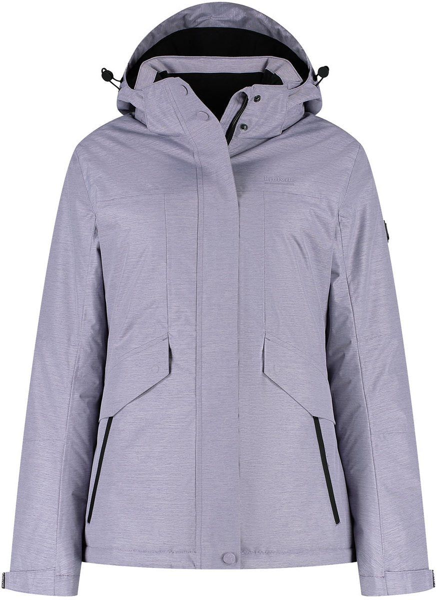 Kjelvik vikky dames outdoorjas - lila 50