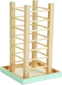 Beeztees houten hooicontainer denga mint - knaagdier