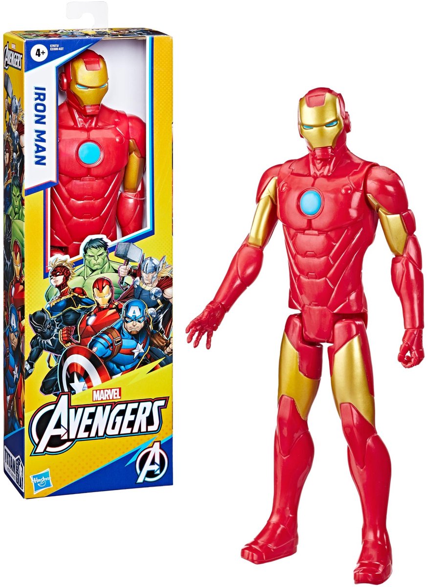 Marvel Avengers Titan Held – Spielfigur (30 cm) – Iron Man