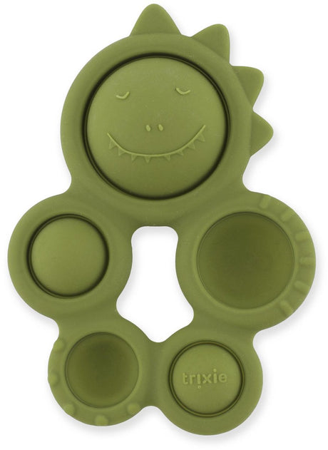 Trixie siliconen pop-it speelgoed mr. dino – sensorisch babyspeelgoed - fidget speelgoed