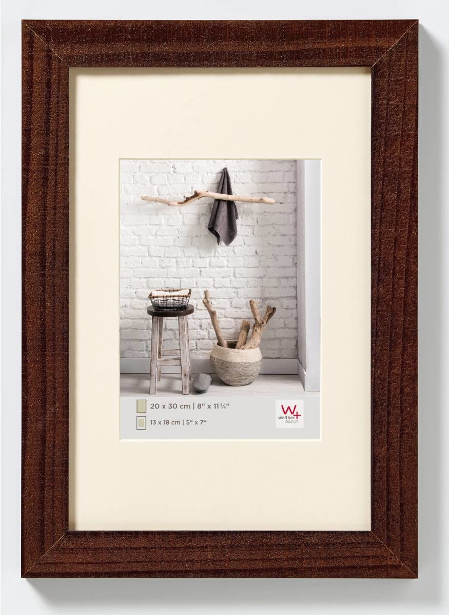 Walther Home - Holzrahmen - Fotogröße 50x70 cm - Walnuss