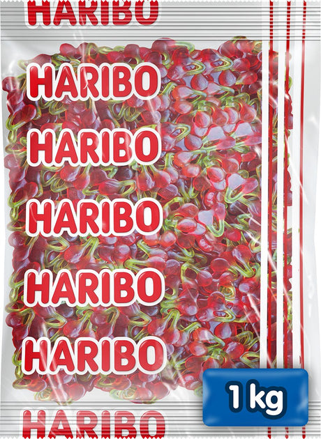 Haribo Happy Cherrys - Bonbons mit Kirschgeschmack - 1kg Beutel