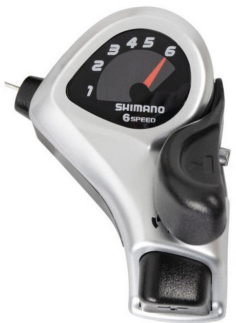 Shimano rechter Schalthebel 6 Gang ST-TX50 – Schwarz Silber