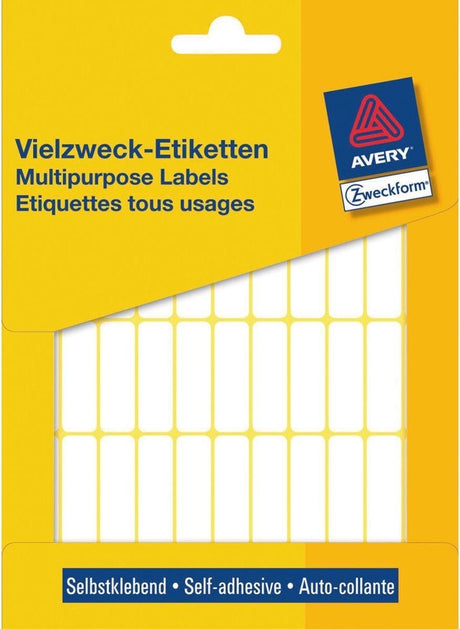 Avery Hausmarke 3320 manuelles Etikett, 32 x 10 mm, weiß