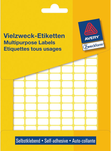 Avery Universaletiketten 3306 13x8mm weiß