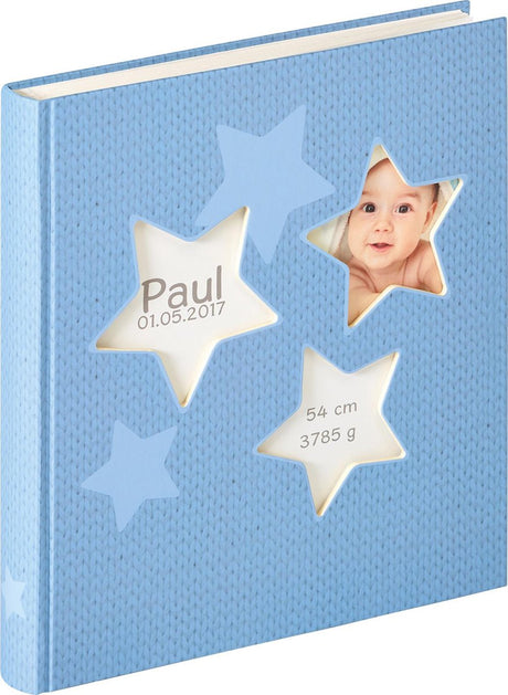 Walther uk-133-l estrella - Babyalbum - Größe 28x30,5 cm - blau