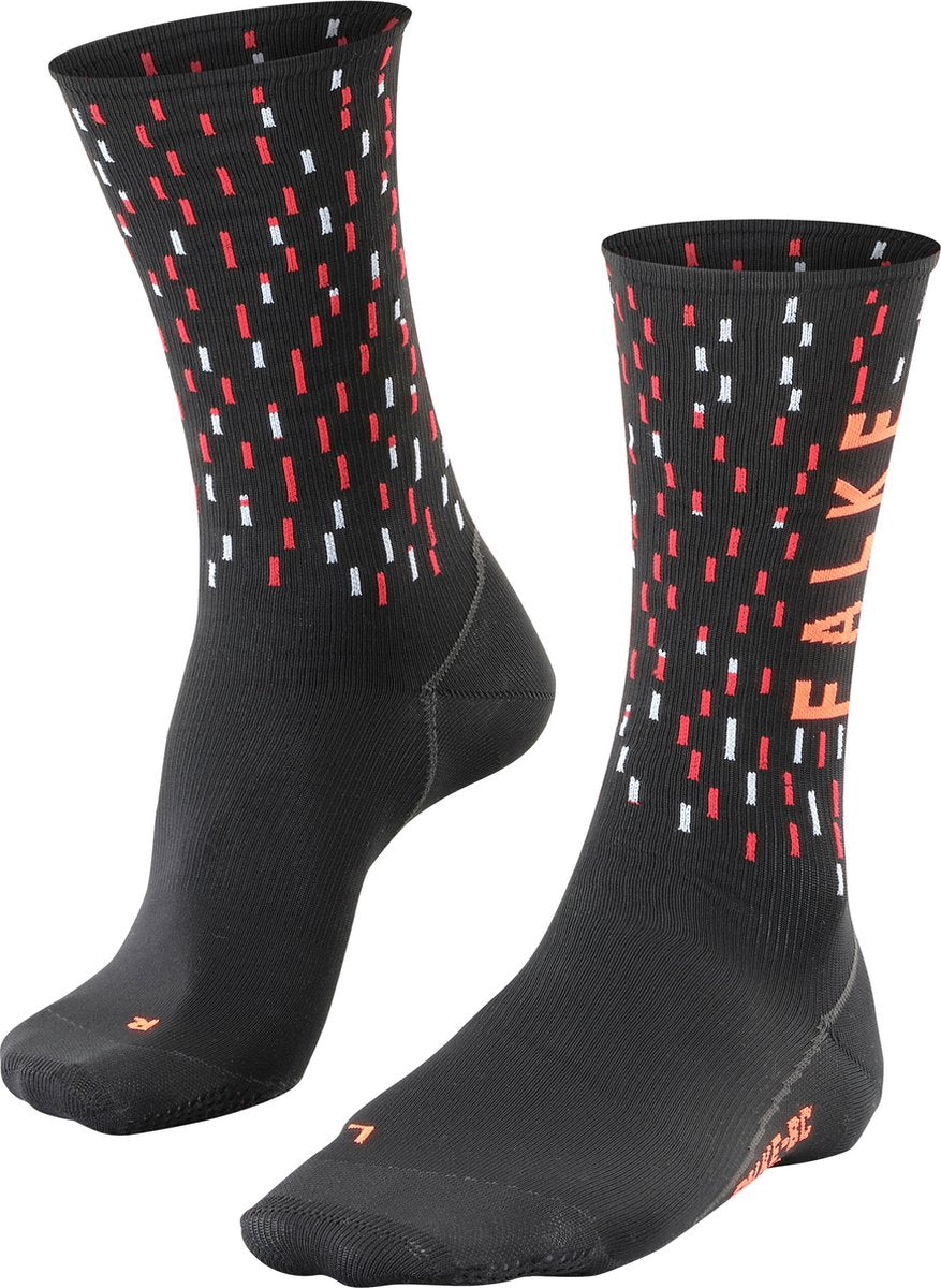 Falke BC Anti-Blister Funktionsmaterial Fahrradsocken Unisex Schwarz - Größe 37-38