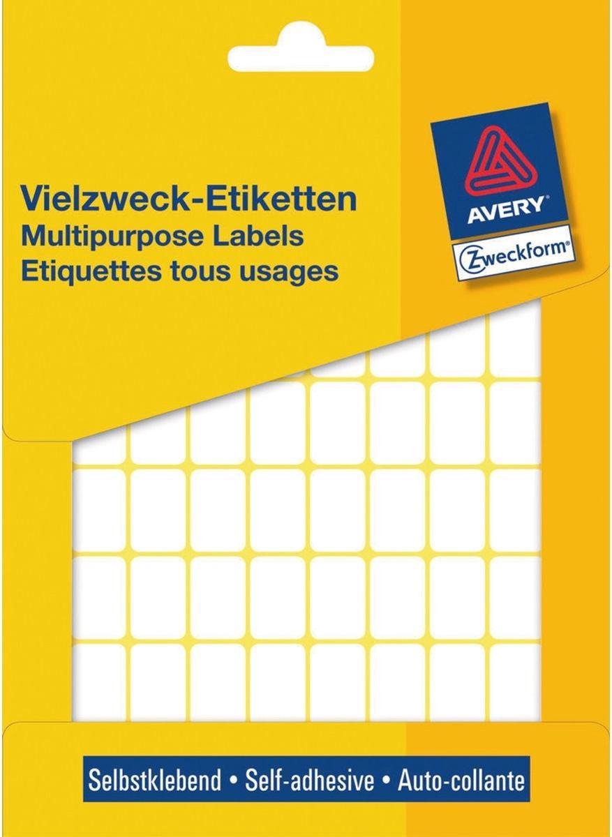 Manuelles Etikett der Hausmarke 3312 von Avery, 181 x 12 mm