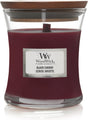 Woodwick Duftkerze Minikerze – Schwarzkirsche – 20 Brennstunden – 85 g – 8 cm ø 7 cm