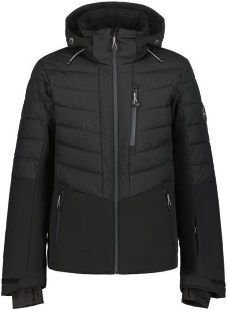 Icepeak Folsom Herren-Skijacke – Schwarz – 52