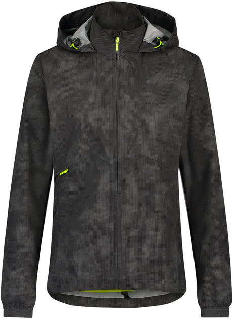 Agu compact regenjas commuter dames - zwart - reflecterend