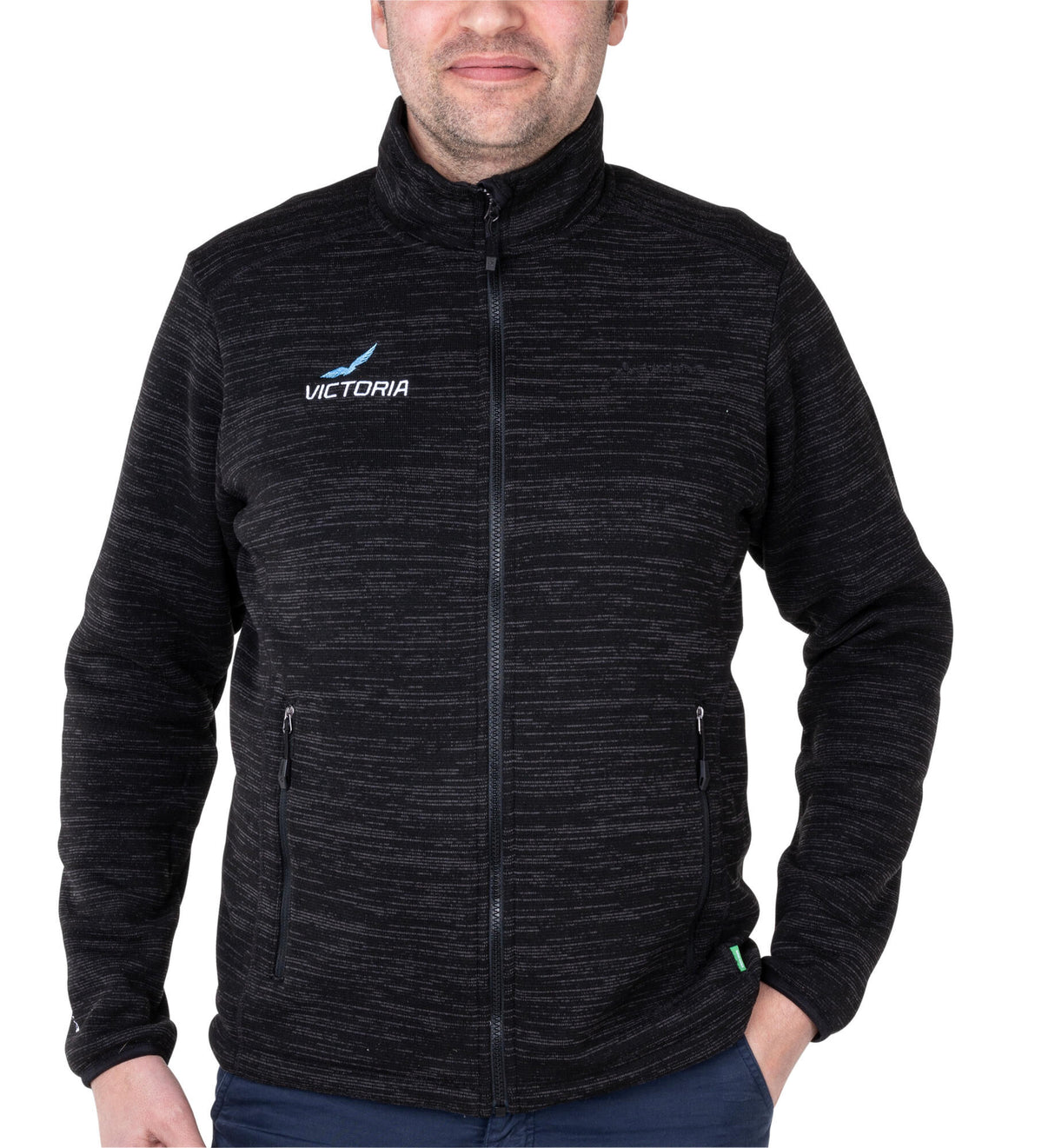 Vaude Strickfleecejacke Victoria Jacke Victoria Herren Größe 3XL Dunkelgrau