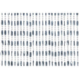 Wicotex Fliegenvorhang Charlotte 90x220cm grau 100% PVC