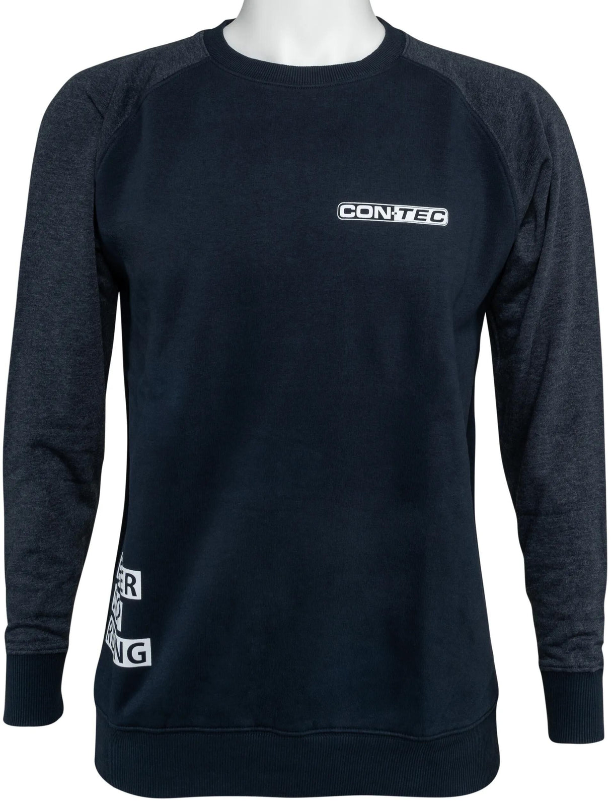 Contec-Sweatshirt mit langen Ärmeln, Never Stop Riding, CT-Sweatshirt, Never Stop Riding, Größe M, Blaugrau