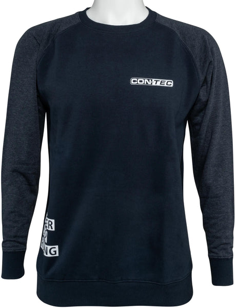 Contec-Sweatshirt mit langen Ärmeln, Never Stop Riding, CT-Sweatshirt, Never Stop Riding, Größe XL, Blaugrau