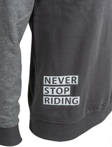 Contec-Sweatshirt mit langen Ärmeln, Never Stop Riding, CT-Swaetshirt, Never Stop Riding, Größe M