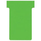 T-Einsteckkarten Karton 170g m2 60x15x85x48,5mm grün
