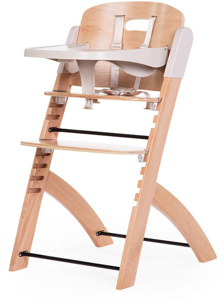 Childhome – Evosit Mitwachsstuhl mit Esstablett – verstellbarer und stilvoller Hochstuhl – von 6 m – 0 bis 85 kg