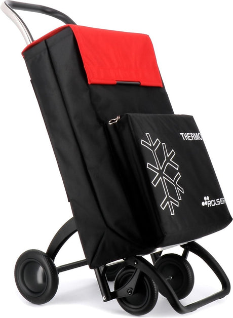 Rolser Einkaufstrolley 4 Rollen – Thermo Fresh MF – 4.2 – Schwarz Rot
