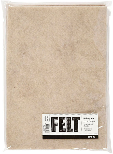 Creativ Company Hobby fühlte sich ungenau, A4 melled