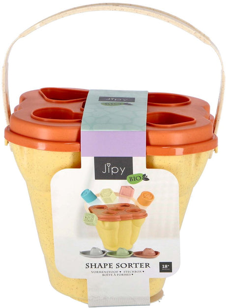 Jipy Biokunststoff-Formensortierer 12-teiliges Set | 3 Stück