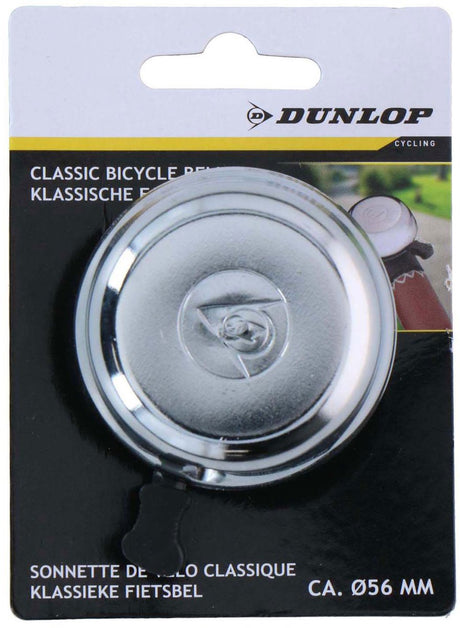 Dunlop klassische silberne Fahrradklingel