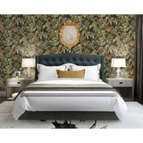 Dutch Wallcoverings Tapete Paradiesvogel Schwarz