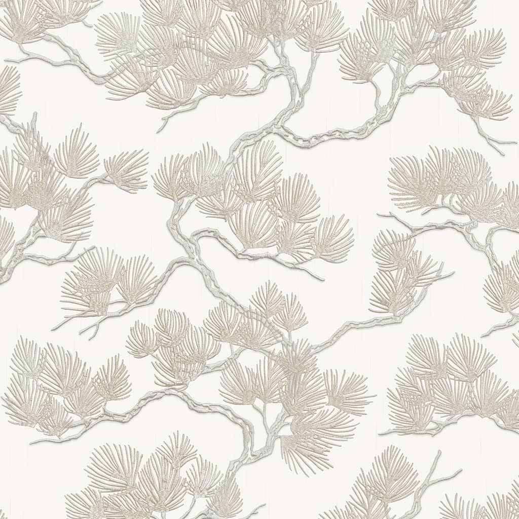 DUTCH WALLCOVERINGS DUTCH WALLCOVERINGS Tapete Kiefer weiß