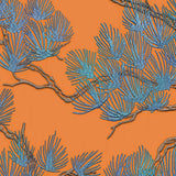 DUTCH WALLCOVERINGS DUTCH WALLCOVERINGS Tapete Kiefer blau und orange