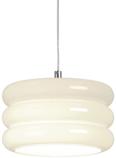 Eglo tortora hanglamp - e27 - ø 20 cm - chroom wit
