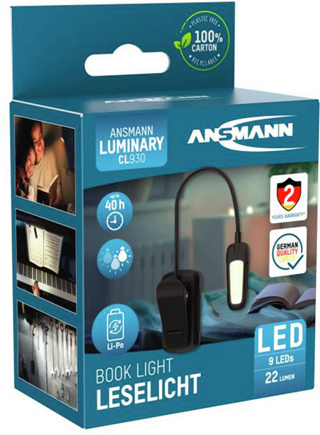 Ansmann 1600-0531 Clip-Light kleine mobile Lampe LED schwarz