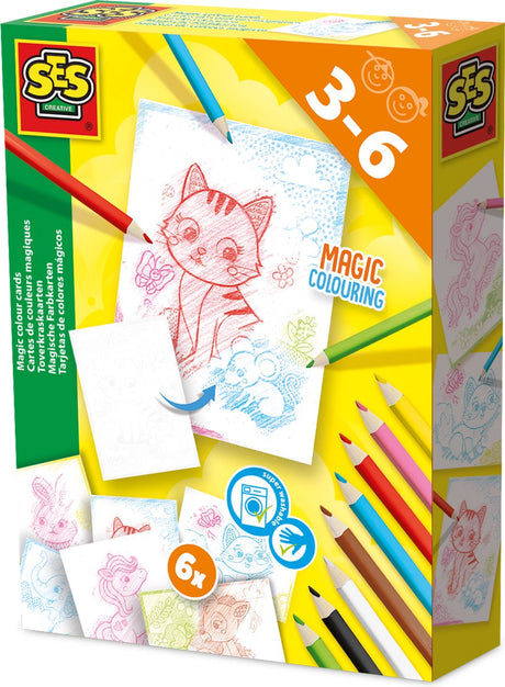 Sechs magische Rubbellose