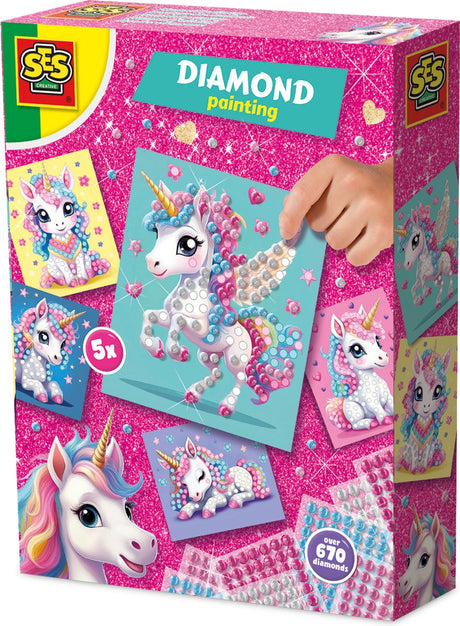 Ses Diamantmalerei - Einhorn