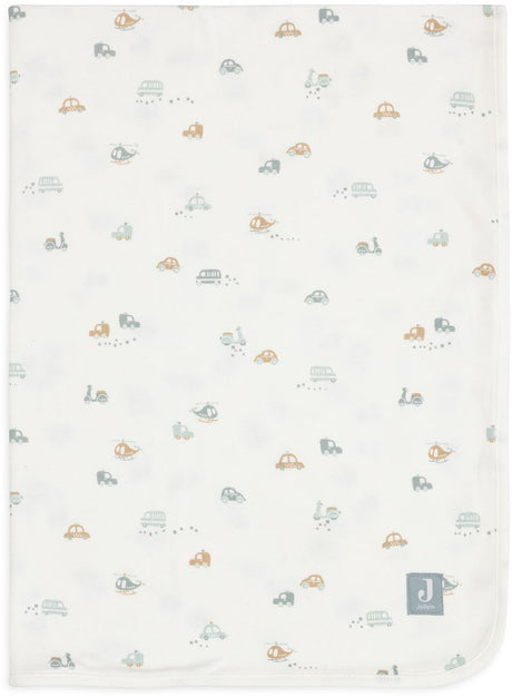 Jollein deken wieg jersey 75x100cm - wiegdekentje baby - on the go