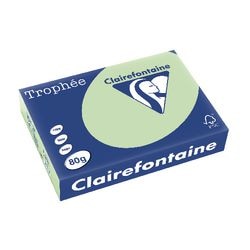 Farbiges Papier Clairefontaine A4 80 g m² grün 500 Blatt