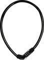 Abus Kabelschloss 4408c – Zahlenschloss – 65 cm langes Stahlkabel mit Kunststoffummantelung – Sicherheitsstufe 2 – Blau