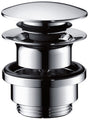 Hansgrohe Push-Open-Ablaufgarnitur für Waschtisch- und Bidetmischer – Chrom
