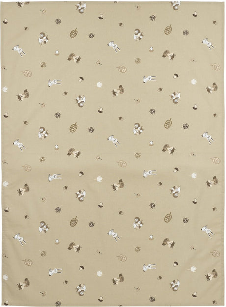 Meyco Baby Meyco Waldtierblatt – 100 x 150 cm – Sand