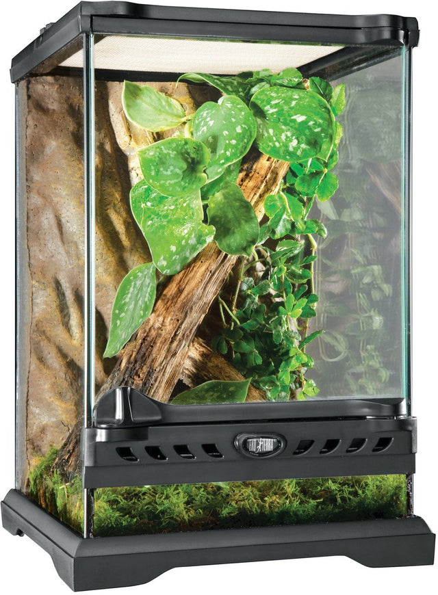 Exo terra nano terrarium tall - 20 x 20 x 30 cm - zwart s