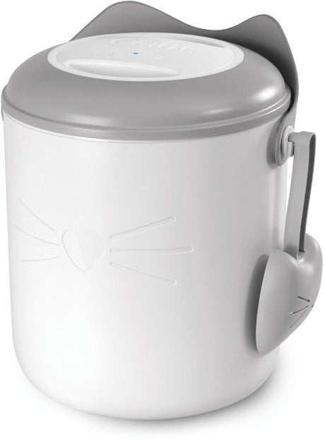 Catit Vakuum-Futterbehälter – Aufbewahrungsbehälter für Katzenfutter – 9,6 l weiß